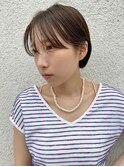 耳掛けショート/長めの前髪/タイトな仕上がり