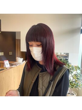 サミット アメ(SUMMIT ame.) カシスレッド　ブリーチ履歴無し