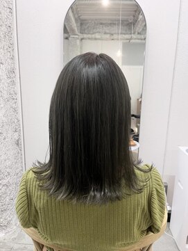 リル(re'll) 《花屋併設》グレージュ/［酸性ストレート/ヘアセット］