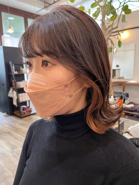 フラッグヘア 新宮店(Flag HAIR) 大人イヤリングカラー