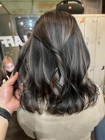 ラフ(LAFF)&nbsp;#黒髪#ボブルフ#ネビージュ#小顔#ワンレン