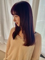 ココテラス(coco terrace) レッドカラー/韓国風/前髪カット/髪質改善