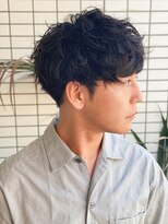 スウェル 船橋店(Swell)&nbsp;ハイライト/マッシュパーマ/ウルフ/波巻き/メンズ