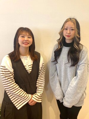 女性ならではの繊細な視点で理想とトレンドを織り交ぜながら、あなたに一番似合うStyleをご提案します♪