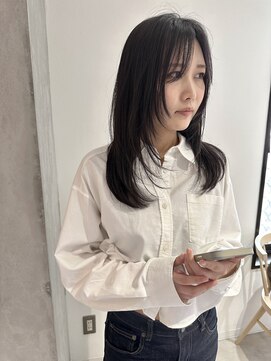 ヨーク(YOKE) YOKE 20代30代40代レイヤーカットダークグレージュ前髪