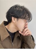 スーツ/短髪/ツーブロック/東感/モテる/黒髪/シークレットパーマ