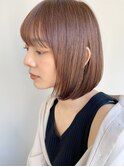 ★前下がりショートボブハンサムショートカットカラーパーマケア