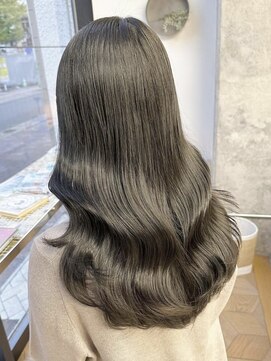 ミリ(mm) レイヤーカット オリーブベージュ カラー 韓国 髪質改善 仙台
