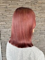 ハイバレーヘアーメゾン(HIGH VALLEY HAIRMAISON) ぱっつんボブミディアムボブ顔周りレイヤー岡山南中央町