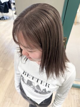 エミス バイ メルト 吉祥寺(emis by melt) 【堀惠】ラベンダーグレージュブリーチカラー髪質改善ミディアム