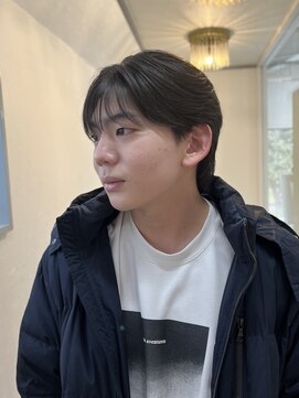 メンズカット バイ ソイクフ(メンズカット by SOY-KUFU) 20代30代40代ツーブロック刈り上げスーツ黒髪韓国マッシュ