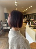 切りっぱなしボブ