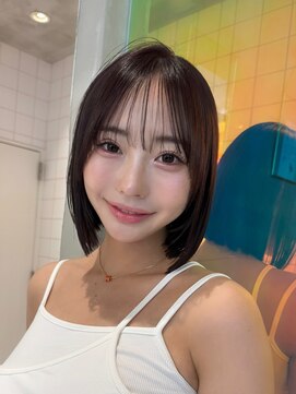 ロンド ストラーダ 心斎橋(Lond strada) レイヤーボブ×ハイトーン[心斎橋/髪質改善]