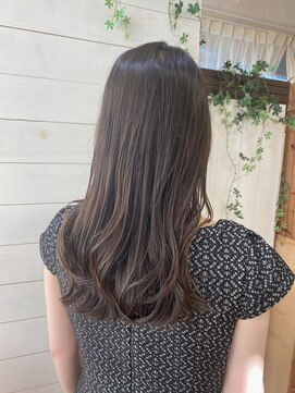 フレア 心 武庫之荘(flare) ロング×ゆる巻き