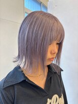 ポート 蕨(PORT)&nbsp;ラベンダーグレーとボブ【天間　彩香】