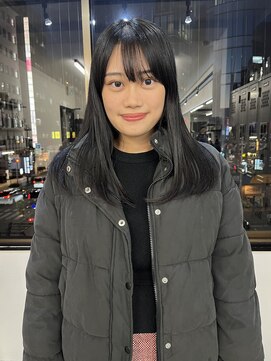 ソソ(soso) 【soso 伊勢田】黒髪カタログ/クラゲヘアー/オリーブグレー