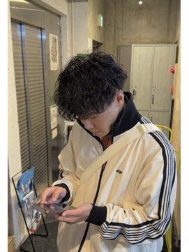 プードルパーマ/波巻きパーマ/メンズパーマ