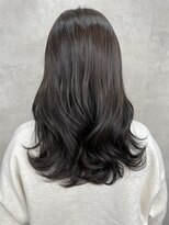 ルノン(LUNON)&nbsp;黒髪クラゲヘアーオリーブグレー小顔ココアベージュ