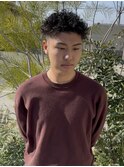 スパイキーショート/ピンパーマ/大人短髪/メンズショート