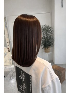 ニア 栄(nia) ツヤ髪☆鎖骨下朝楽ヘア　仕事帰り/ご予定前に/髪質改善