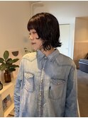 《NIKO》ブリーチ無しでつくる暖色カラー♪ワインレッドカラー
