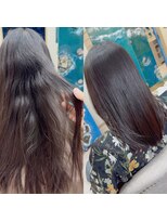 ラニハナクドウ(lanihana.kudo)&nbsp;＃レイヤーミディ＃ストレート施術