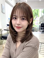 ポーチバイハニー オモテサンドウ(PORCH by HONEY omotesando)&nbsp;ミディアムハッシュレイヤーミルクグレージュ3