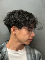 ノーエン(noen) スパイラルパーマ メンズカット メンズパーマ 韓国 眉カット