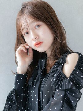 ローマ ギンザ(ROMA Ginza) 綺麗系×透明感/くびれレイヤーカットコテ巻き風デジタルパーマ