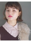 《PearL》顎ラインニュアンスボブ×流しバング