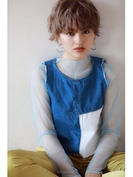 クロム バイ リエット(Chlom by Lietto) Chlom☆新宿 ハイライトベージュイルミナカラーマッシュショート