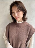 【#センターパート】小顔ひし形シルエット
