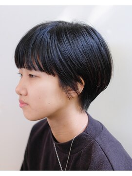 ルプラ ガーデン(le-pla garden) マッシュショート#黒髪#ショート#ボブ#ウルフ#豊橋#豊川#田原