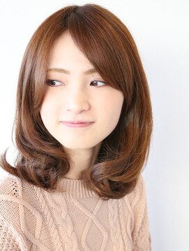 ポンテ 那珂川店(ponte) 【アキ☆毛先の動きと軽さに注目☆柔らか上質ミディスタイル】