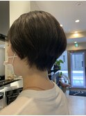 ショート☆暗めアッシュ