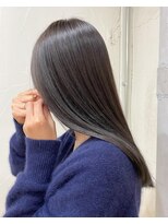 アリー(ALLY) 10代20代30代【ALLY宍戸】透明感暗髪カラーオリーブベージュ