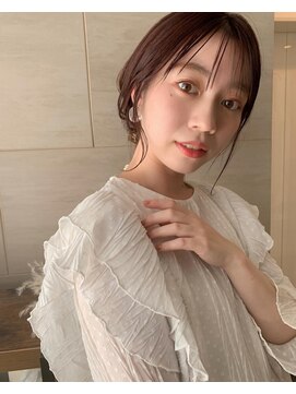 センス(SENSE) 【自由が丘SENSE】シースルーバング×似合わせアップスタイル