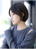 前髪長め大人ショートボブ20代30代40代【AIN.表参道】川原大地