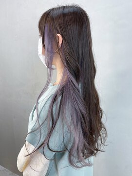 アルバム 銀座(ALBUM GINZA) インナーロング_チェリーブラウンフェミニンロング_ba414691