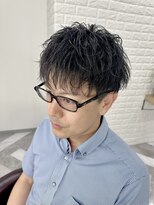 ジェイドゼロウィズアクロス(JADE -zero- with AKROS)&nbsp;ショートマッシュ刈り上げツーブロックツイストスパイラル