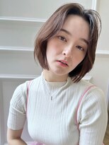 ニューヨークニューヨーク なんば道頓堀店(NYNY)&nbsp;10代・20代・30代【大人可愛い前髪なしボブ・透明感ブラウン】