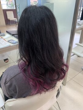 プロデュース 東橋本店(Produce) インナーカラー×ピンクパープル【橋本/東橋本】