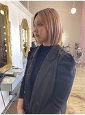 大人可愛い20代30代40代50代60代ショートボブ/大分/別府