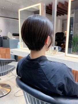 ロンド ロワール 門前仲町(Lond Loire) ボブショートボブ縮毛矯正ベージュグレージュ門前仲町