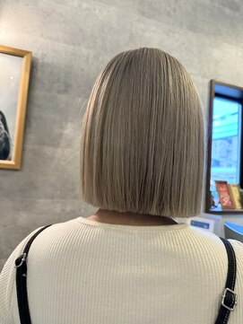 ブレイブ ヘアデザイン(BRaeVE hair design) ホワイトベージュ&ボブ