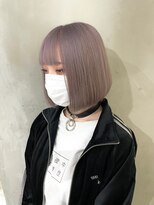 ダブルカラーブロンドピンクケアブリーチハイトーン髪質改善