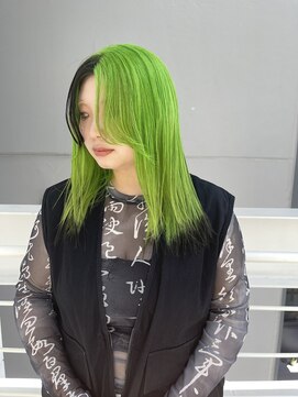 いろあそび 八王子 ブラック×ライムグリーン