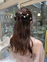 ゼスト フィーノ(ZEST fino)&nbsp;【中野花純】結婚式参列ヘアアレンジ！