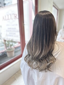 ヘアーステージ シーオーアル ベージュカラーバレイヤージュ