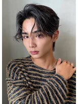 ミンクス 原宿店(MINX) 韓国風ニュアンスパーマで作るセンターパート